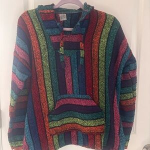 Colorful Striped Baja Hoodie